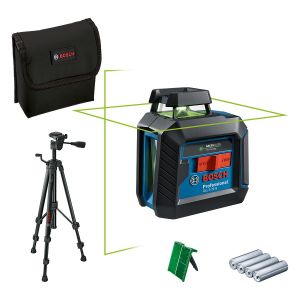 Нівелір лазерний Bosch Professional GLL2-20G + BT150 до 10м, &#177;0.2мм/м, 4AAx1.5В, штатив, чохол, 0.62кг