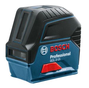 Нівелір лазерний Bosch Professional GCL 2-15, до 15м, &#177;0.3мм/м, + RM1, 0.5кг