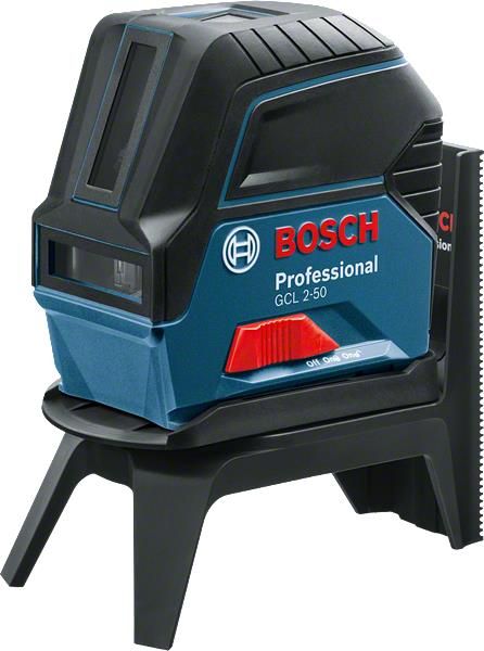 Нівелір лазерний Bosch Professional GCL 2-50, до 15м, +/-0.3мм/м, + RM1 + BM3 + LR6 + кейс, 0.5кг