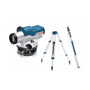 Нівелір оптичний Bosch Professional GOL 26 D, до 100м, &#177;1.6мм/30м, зум х26, + BT160 + GR500,1.5кг
