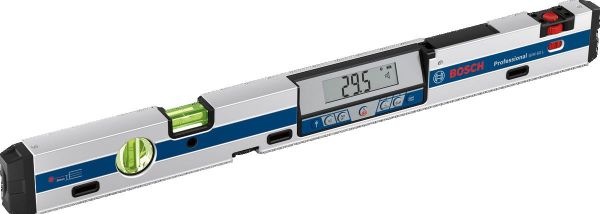 Нахиломір цифровий Bosch Professional GIM60L, 60см, кут+/-0,05°C, 2 капсули, алюмінієвий корпус, чохол