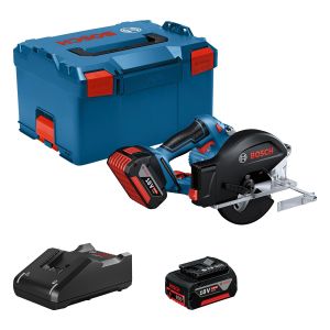 Пила дискова акумуляторна Bosch Professional GKM 18V-50 2х18В 5А&#183;год 136мм 4250об/хв 2.2кг