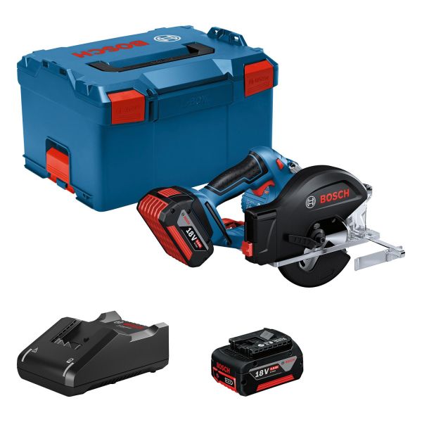 Пила дискова акумуляторна Bosch Professional GKM 18V-50 2х18В 5А*год 136мм 4250об/хв 2.2кг