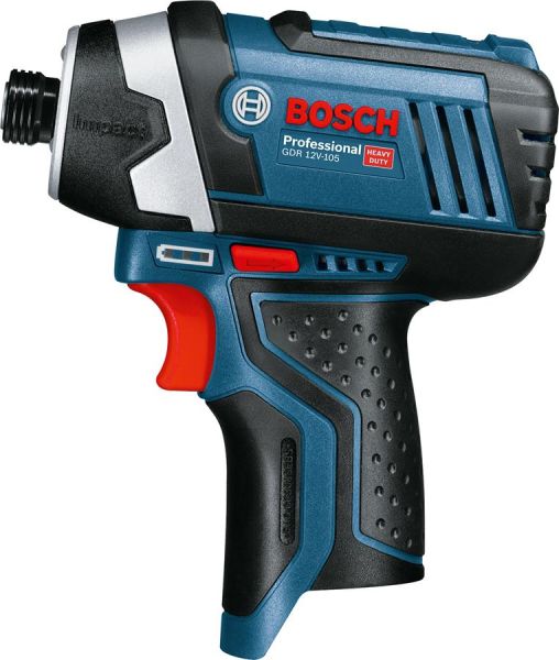 Гвинтоверт ударний акумуляторний Bosch Professional GDR 12V-105 12V 2600об/хв 105Нм М4-М12 0.96кг без АКБ та ЗП