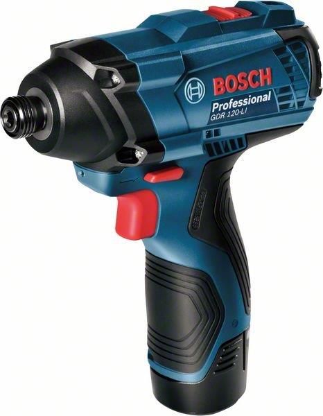 Гвинтоверт ударний акумуляторний Bosch Professional GDR 120-LI 12V 1300/2600об/хв 100Нм М4-М12 1.1кг без АКБ та ЗП