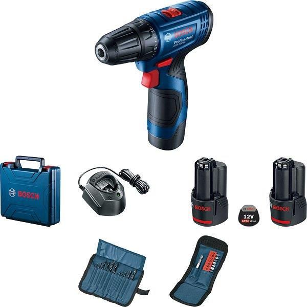Шурупокрут-дриль акумуляторний Bosch Professional GSR 120-LI 12В 2х2А&#183;год 14&#183;30Нм 0-400&#183;0-1500об/хв 2.5кг