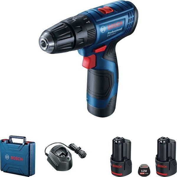 Шурупокрут-дриль акумуляторний Bosch Professional GSB 120-Li 12В 2х2А&#183;год 11&#183;28Нм 400&#183;1300об/хв 0.89кг