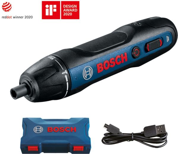 Шурупокрут акумуляторний Bosch GO 2 3.6В 1х1.5А*год 5Нм 360об/хв 0.3кг