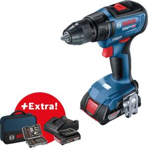 Шурупокрут-дриль акумуляторний Bosch Professional GSR 18 V-50 18В 2х2А&#183;год 28&#183;50&#183;50Нм 460&#183;1800об/хв 1кг кейс аксесуари