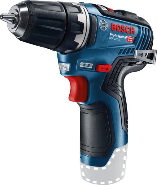 Шурупокрут-дриль акумуляторний Bosch Professional GSR 12V-35 12В 20&#183;35Нм 460&#183;1750об/хв 0.75кг без АКБ та ЗП