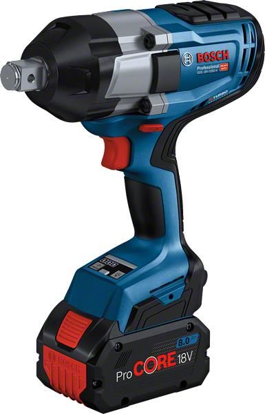 Гайковерт ударний Bosch Professional GDS 18V-1050 H 18В 2x5А*год до 1750об/хв 1050/1700Нм квадрат 3/4" GAL1880 L-Box 2.9кг