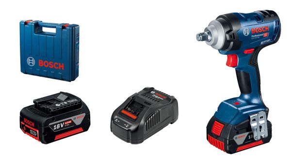 Гайковерт ударний Bosch Professional GDS 18V-400 18В 2х5.0А*год 2500об/хв 400Нм кейс 1.87кг