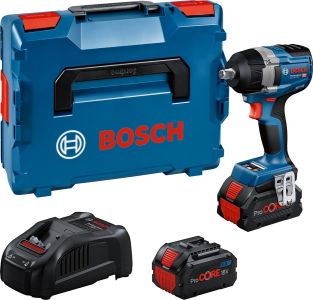 Гайковерт ударний Bosch Professional GDS 18V-750C 18В 2x8А&#183;год до 3000об/хв 270/380/750Нм квадрат 1/2&quot; ЗП GAL1880CV кейс Bluetooth 1.7кг