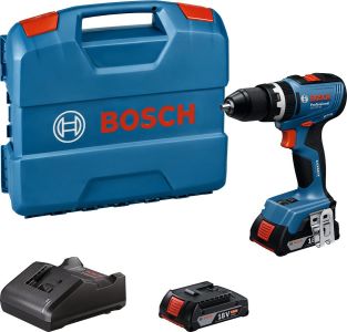 Шурупокрут-дриль акумуляторний Bosch Professional GSB 18V-65 18В 2х2А*год 31*65Нм 0-2100об/хв ЗП GAL18V-20 кейс 1.12кг