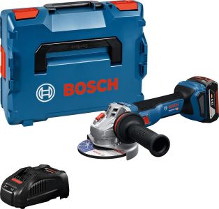 Шліфмашина кутова акумуляторна Bosch Professional GWS 18V-11S 125мм 18В 1x5А&#183;год 0-9000об/хв 1.7кг кейс ЗП GAL1880CV