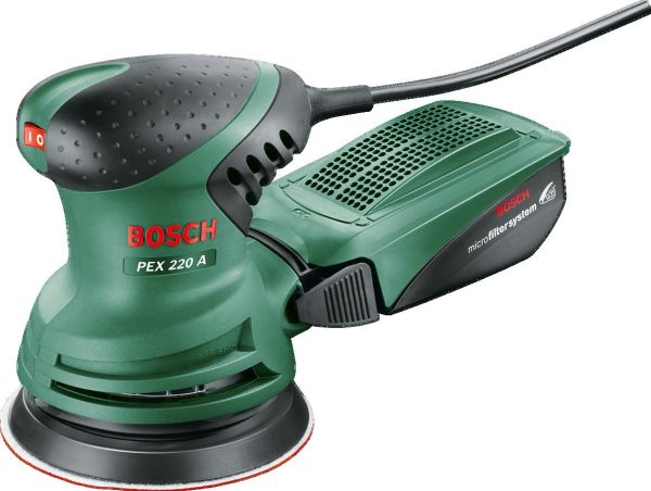 Шліфмашина ексцентрикова Bosch PEX 220 A 200Вт 125мм 24000об/хв 1.2кг