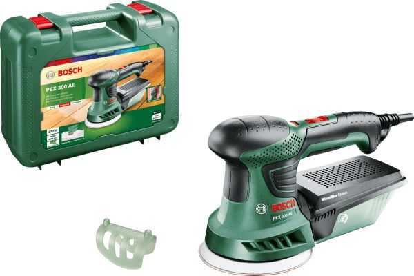 Шліфмашина ексцентрикова Bosch PEX 300 AE 200Вт 125мм 4000-24000об/хв 1.5кг