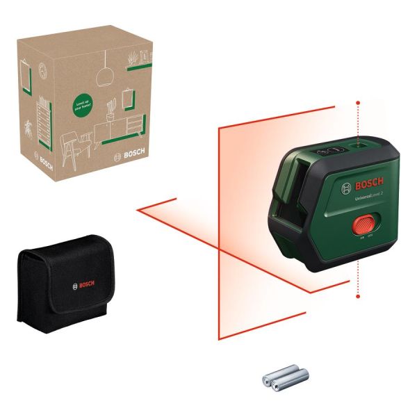 Нівелір лазерний Bosch UniversalLevel 2 Set, до 24м, +/-0.04мм/м, 0.56кг