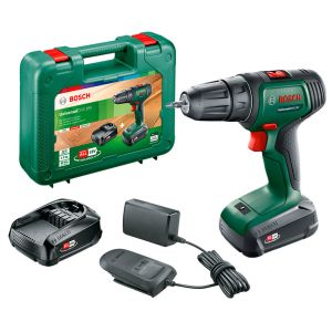 Шурупокрут-дриль Bosch UniversalDrill 18V, 2x1.5Ач, 40Нм, 440/1450об/хв, ЗП, 1.2кг, кейс