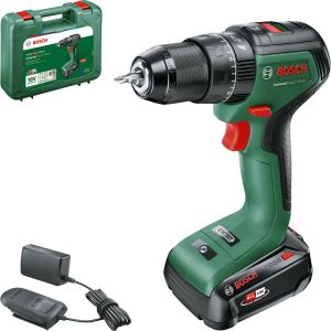 Шурупокрут-дриль акумуляторний Bosch UniversalImpact 18V-60 18В 1х2А&#183;год 60Нм 0-500&#183;0-1900об/хв кейс ЗП 1.3кг