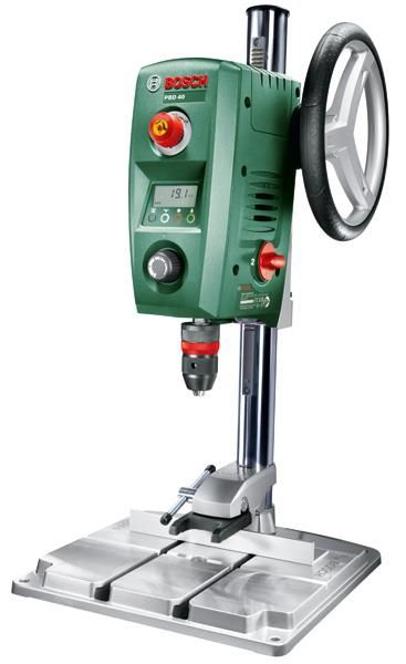Верстат свердлильний Bosch PBD 40 710Вт 600-2500об/хв плита 33х35х3см підйом 90мм 11.2кг