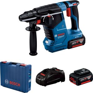 Перфоратор акумуляторний Bosch Professional GBH 187-LI SDS-Plus 18В 2х5А&#183;год 2.4Дж 2.9кг кейс