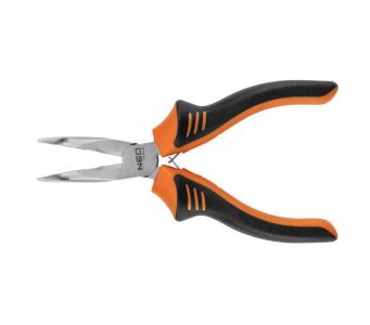 Плоскогубці подовжені вигнуті Neo Tools, 160мм