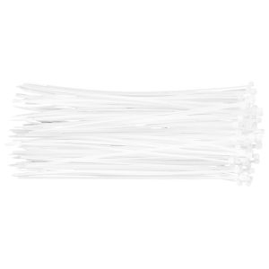 Хомут-стяжка Neo Tools, 100шт, пластик, 2.5x200мм, білий