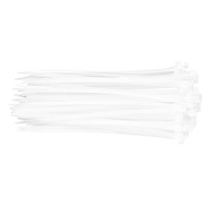 Хомут-стяжка Neo Tools, 75шт, пластик, 4.8x200мм, білий