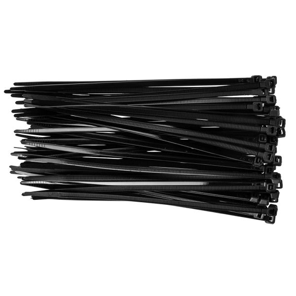 Хомут-стяжка Neo Tools, 75шт, пластик, 4.8x200мм, чорний