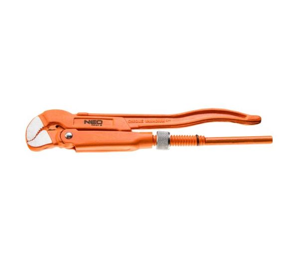 Ключ трубний Neo Tools, 45°C, робочий діапазон 0-26мм, 330мм