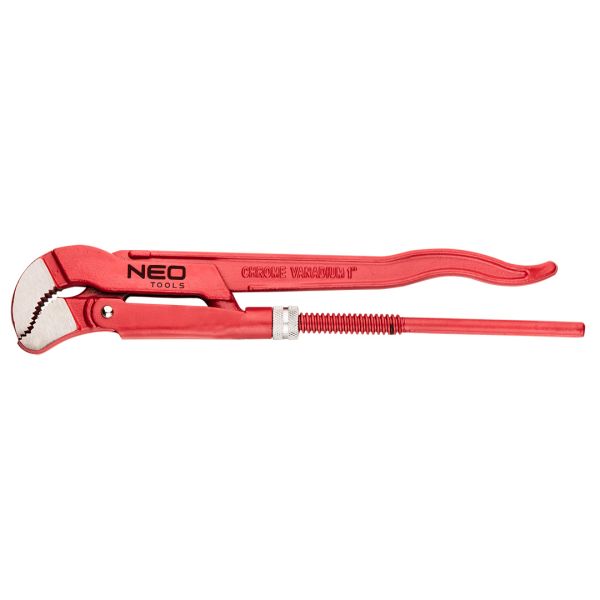 Ключ трубний Neo Tools, 45°C, робочий діапазон 0-26мм, 330мм