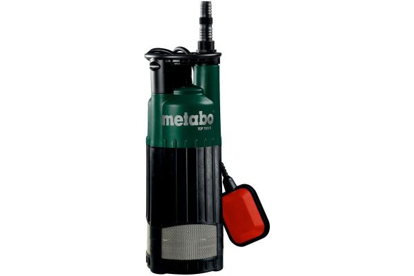 Насос занурювальний напірний Metabo TDP 7501 S , 1000Вт, 7.5куб/год, висота подачі 34м, занурення до 7м, внутрішня різьба 1&quot;, 9.1кг