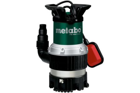 Насос занурювальний комбінований Metabo TPS 14000 S COMBI, 770Вт, 14куб/год, висота подачі 8.5м, занурення до 7м, внутрішня різьба 1&quot;/1/2&quot;, 7.7кг