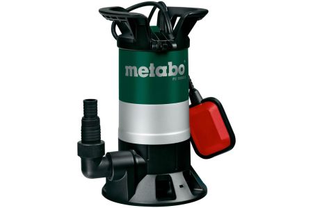 Насос погружний для брудної води Metabo PS 15000 S, 850Вт, 15000л/г, висота 9.5м, глибина 5м, 0.95бар, 6.5кг
