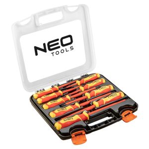 Викрутки Neo Tools набір&#160;9шт, діелектрична, SL,PH, сталь S2, кейс