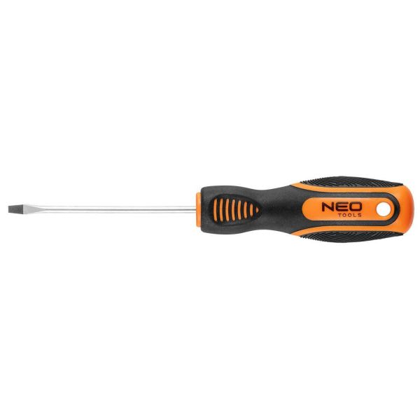 Викрутка Neo Tools плоска, SL3x75мм, сталь CrV