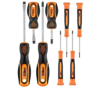 Викрутки Neo Tools набір 8шт, SL,PH, сталь CrV