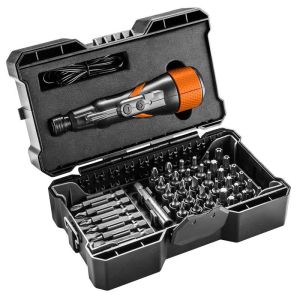 Викрутка Neo Tools акумуляторна, micro-USB, 3.6В Li-Ion, 800мА&#183;год, 280об&#183;хв, 42 біт, SL,PH,PZ,Torx, кейс
