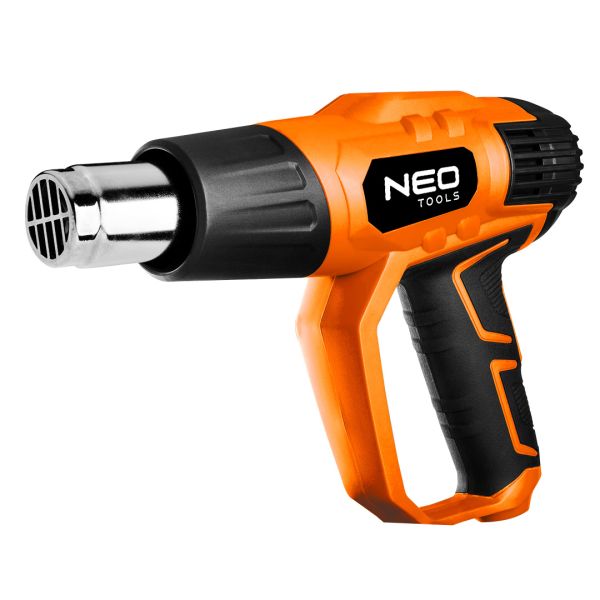 Фен будівельний Neo Tools 2000Вт 70-600&#176;C 300/500л/хв 0.77кг