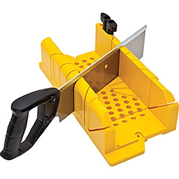 Стусло з ножівкою Stanley, ударостійкий полістирол, з фіксатором, 310х120х78мм