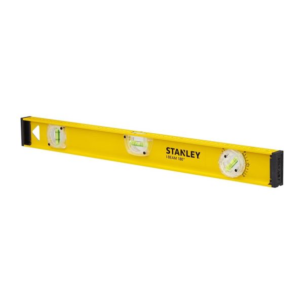 Рівень Stanley PRO 180, алюмінієвий, 100см, 3 капсули (1 поворотна на 180&#176;)