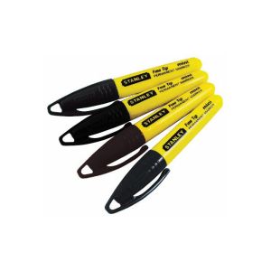 Маркер Stanley, міні, із загостреним наконечником, чорний, 90мм