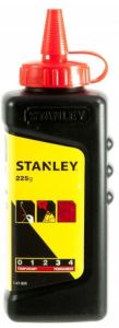 Порошок крейдяний розмічальний Stanley, не змивається, 225г, червоний
