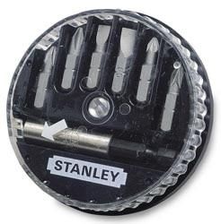 Набір біт Stanley, з магнітним утримувачем, 1/4&quot;, 7 од.