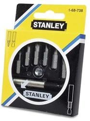 Біти Stanley, набір 7шт, 1/4&quot;, магнітний бітотримач, SL,PZ, 25мм, кейс