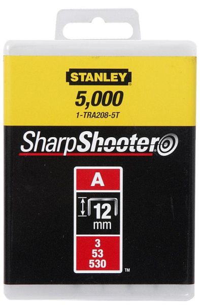 Скоби Stanley "Light Duty", тип А, 12мм, 1000шт.