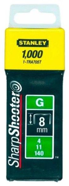Скоби Stanley &quot;Light Duty&quot;, тип G, 8мм, 1000шт.