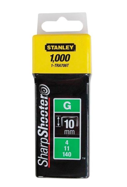Скоби Stanley Light Duty, тип G, 10мм, 1000шт