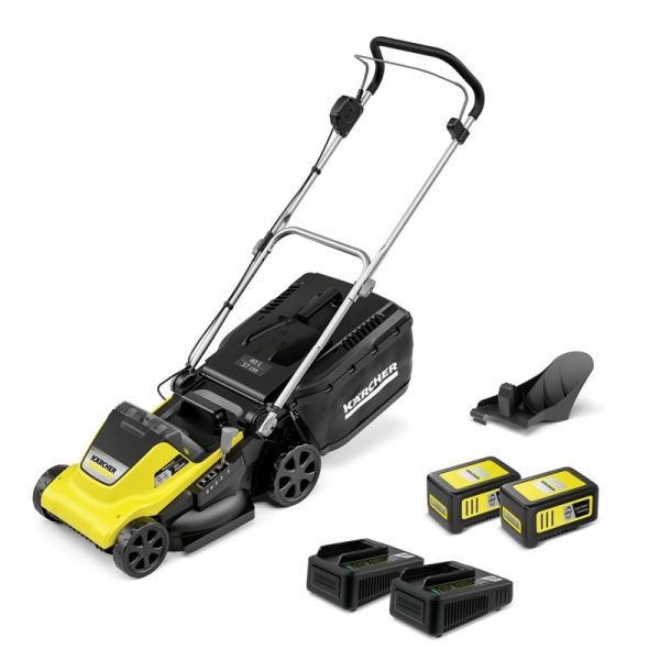 Газонокосарка акумуляторна Karcher LMO 4-18 Dual 18В акб 1х5А*год 37см 25-65мм